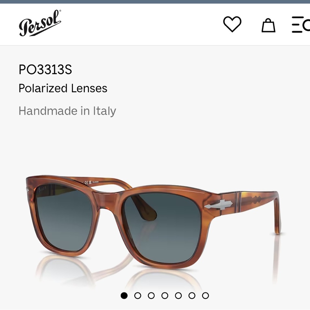 Persol NIB Tortoise Shell Sunglasses Unisex PO3313S - Picture 10 of 15